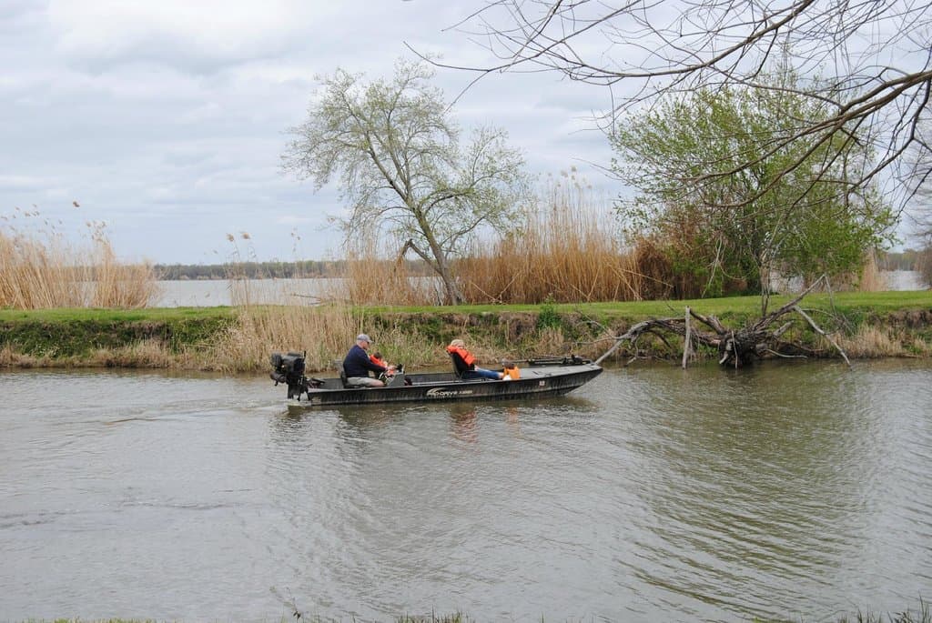 Heading out to find some gators in Spanish Lake.