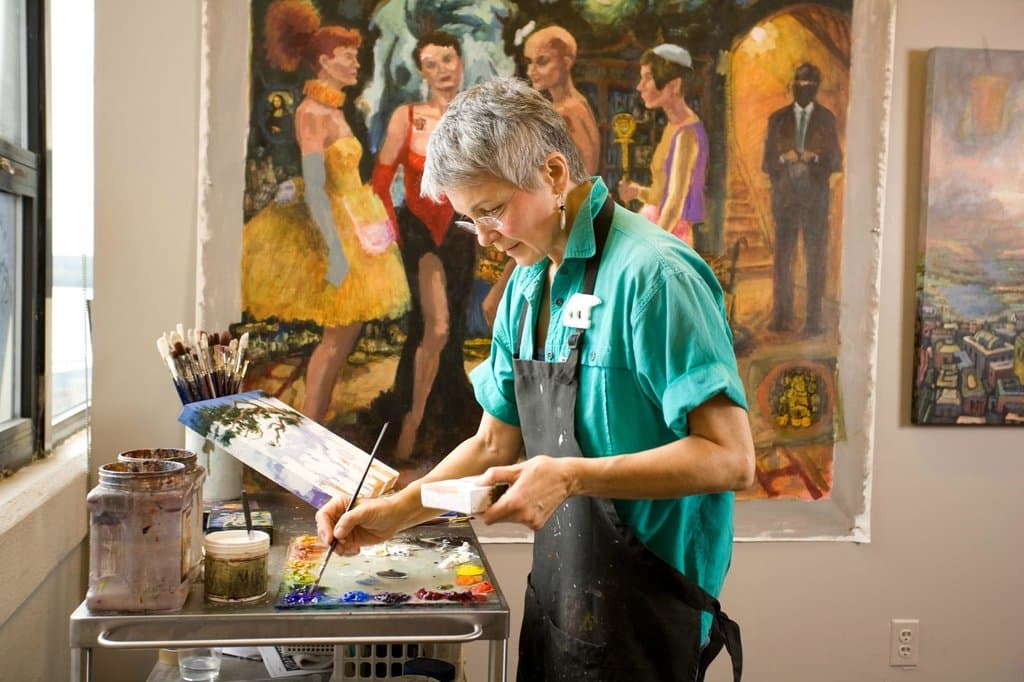 The Torpedo Factory Art Center is home to 160 resident artists.