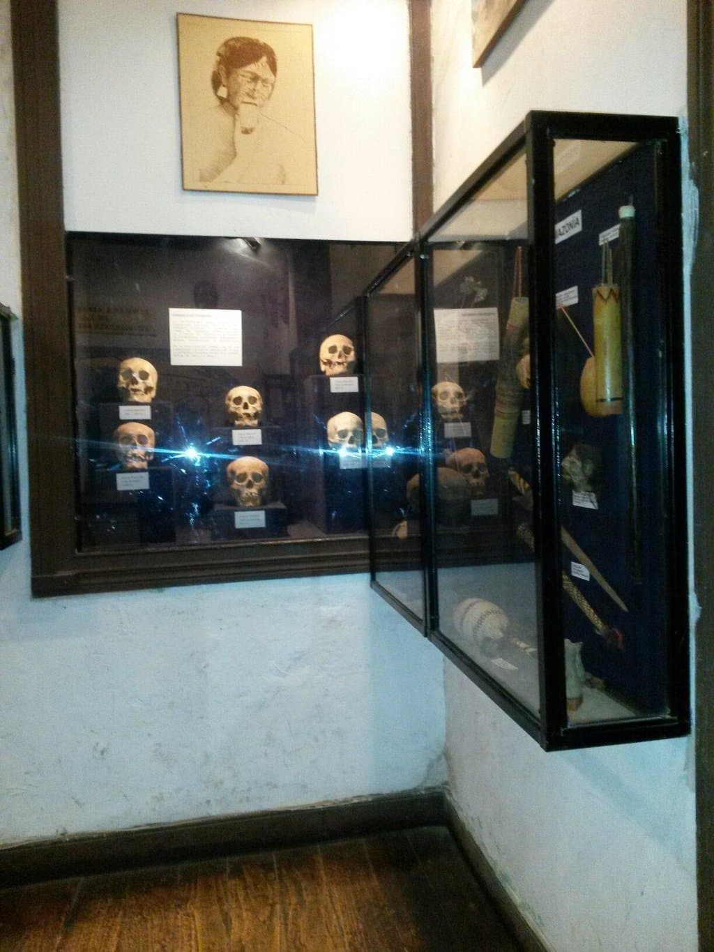Sala de antropología museo arqueológico de los Andes.