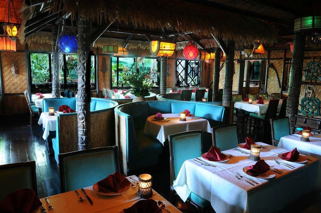 Tahiti dining room, one of our secluded dining rooms (non-show)