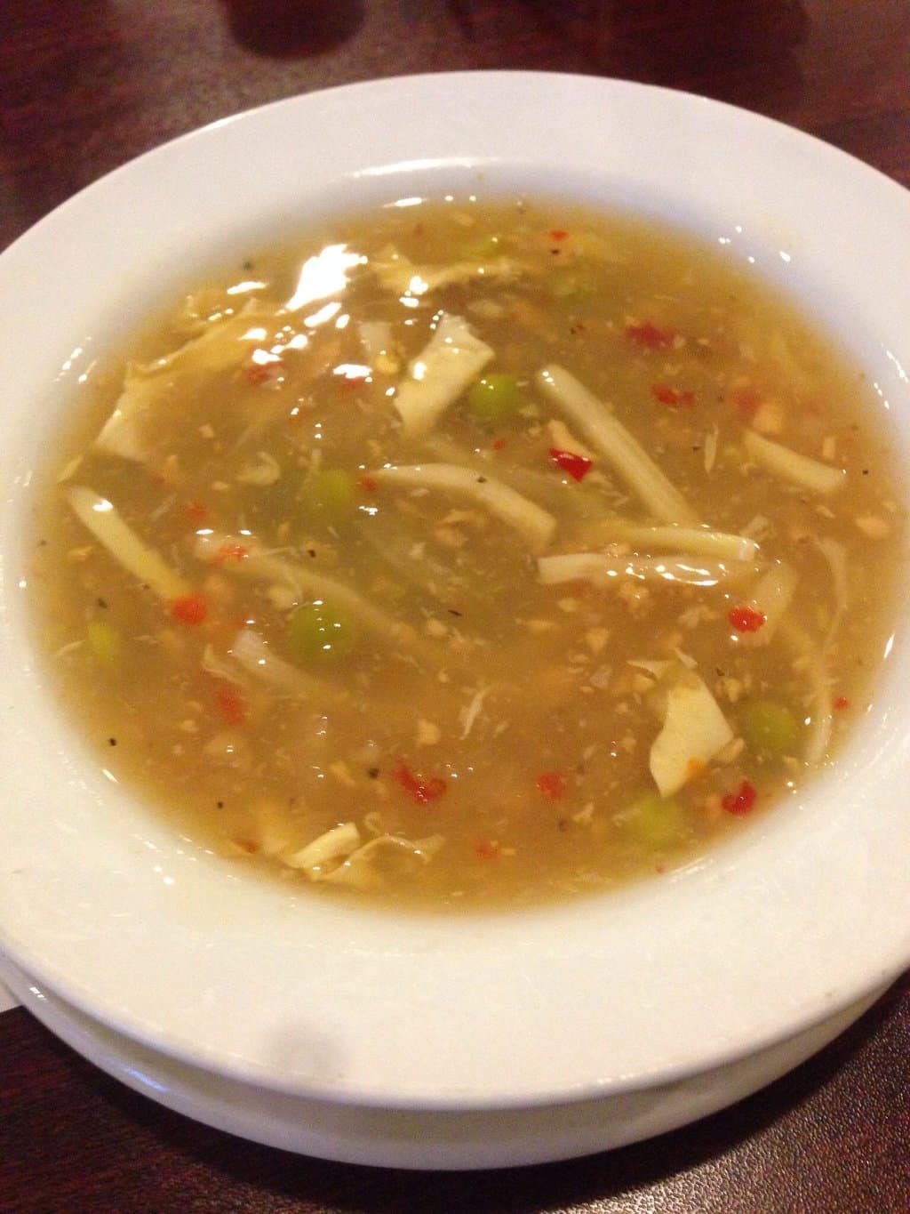 Soup with the meal (not sure what it's called)