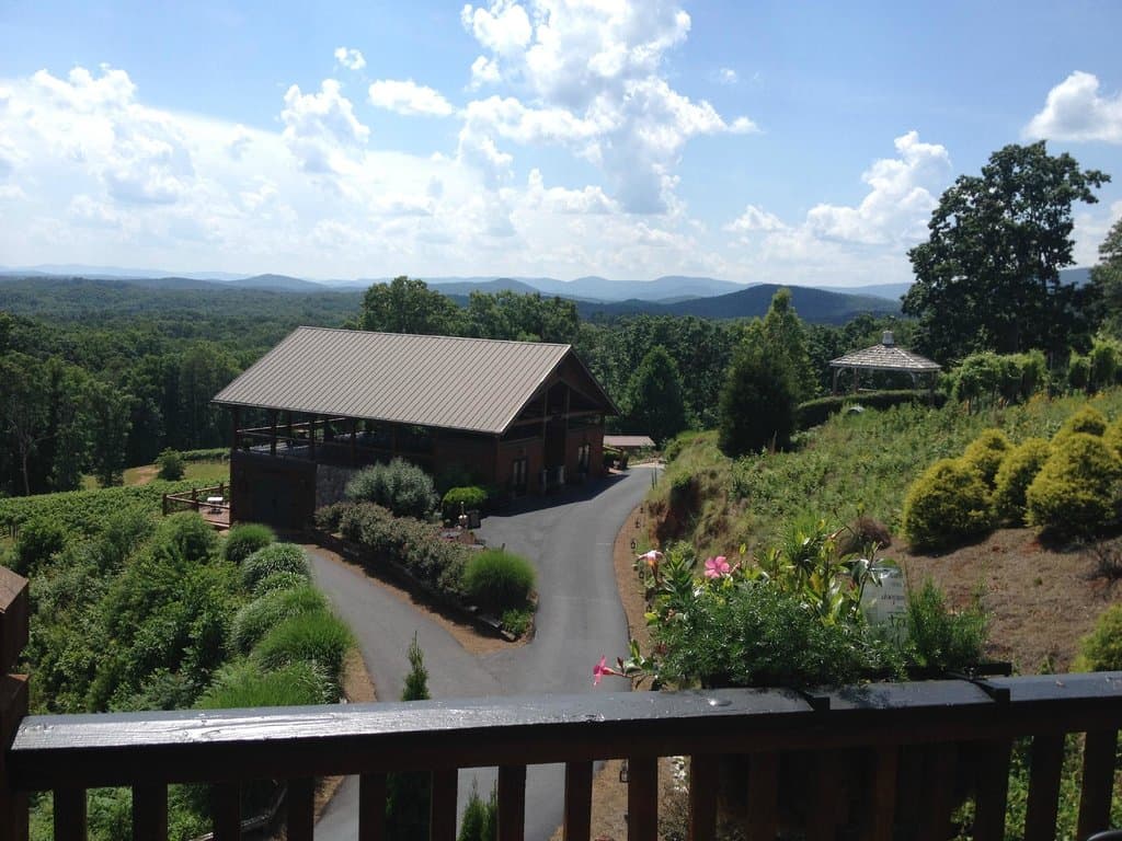 View from deck