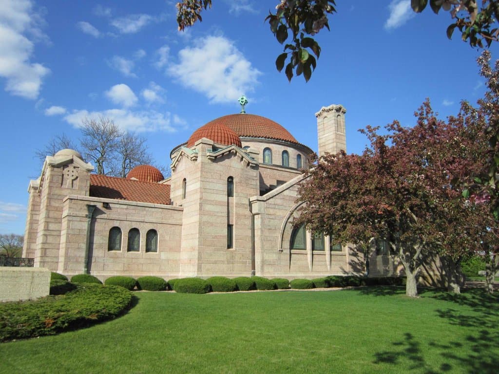 The "Hagia Sophia" chapel exterior