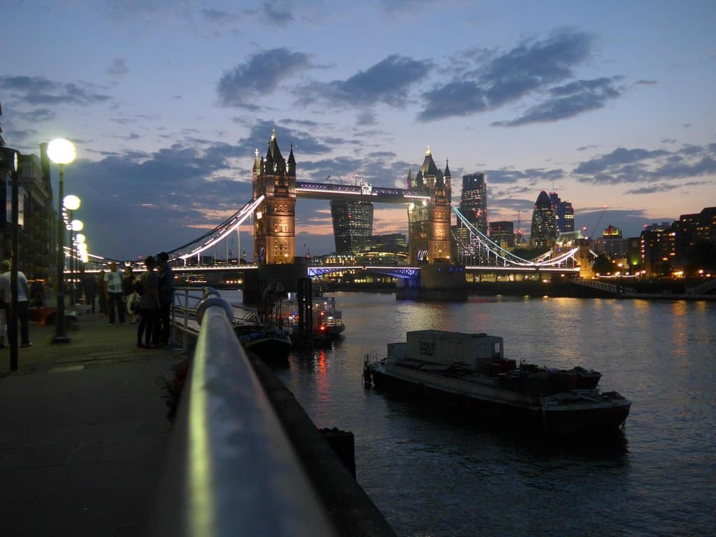 Tower Bridge from Shad Thames