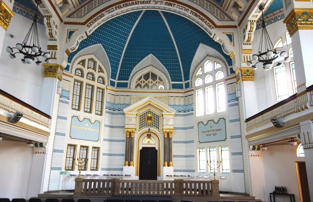 The restored synagogue.