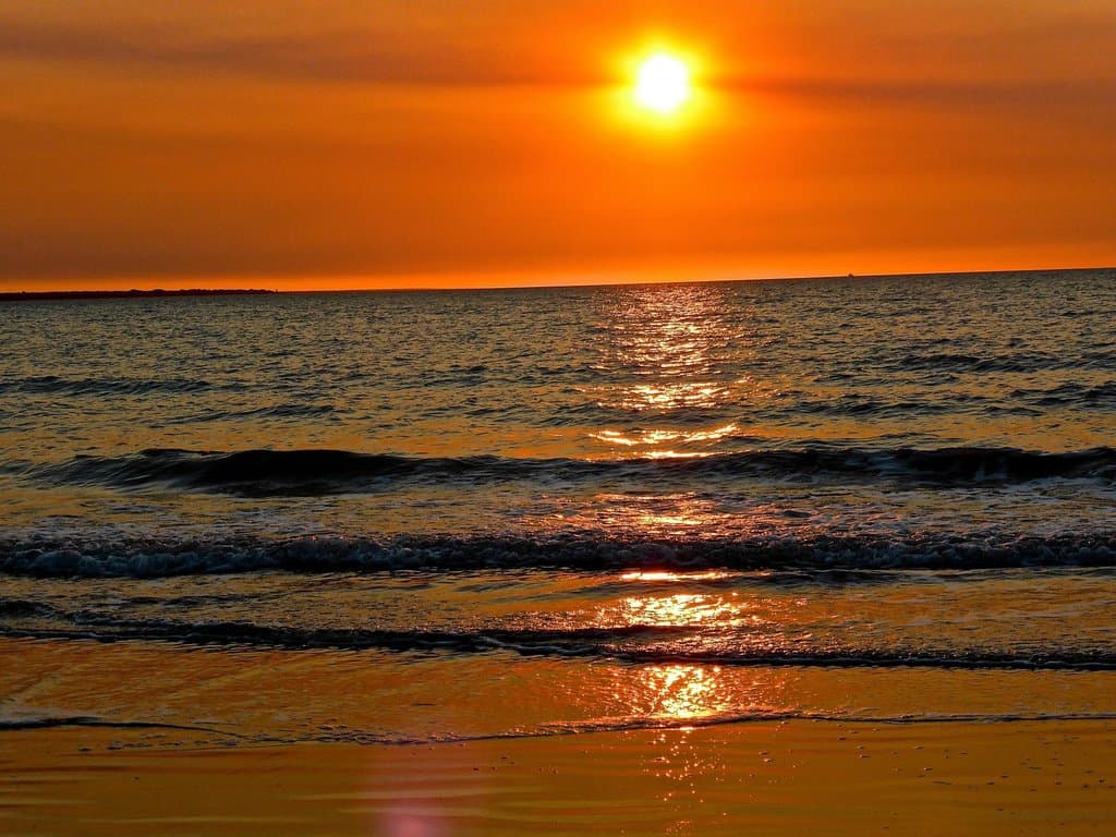 Sunset on Mindi Beach