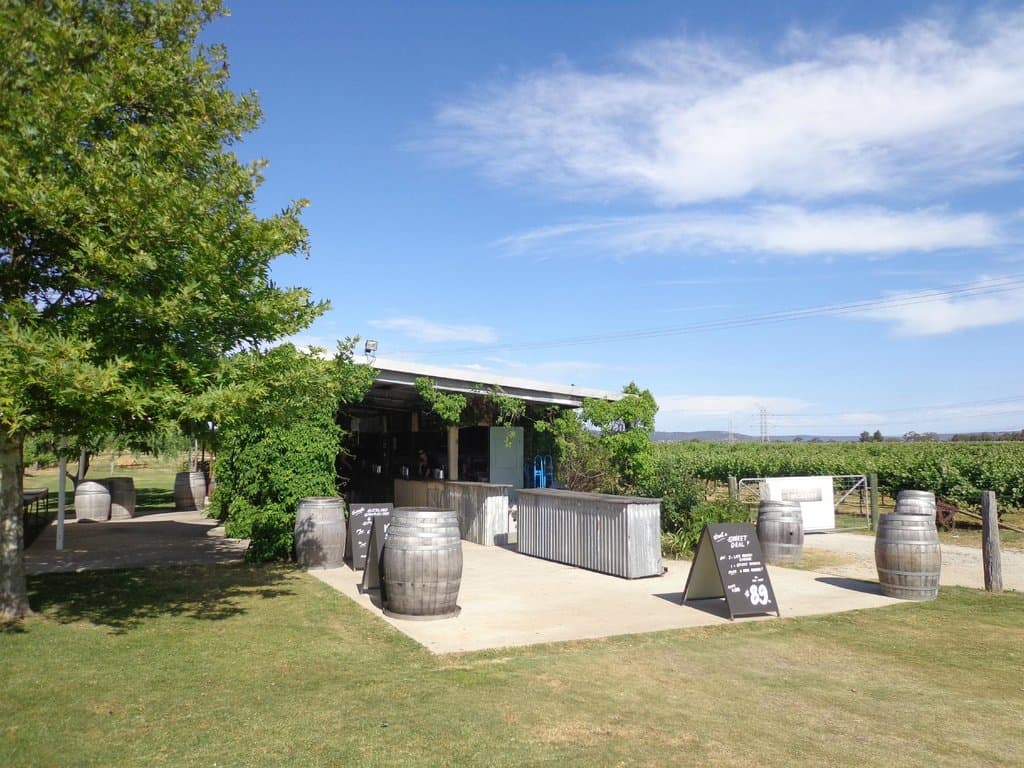 entrance to winery