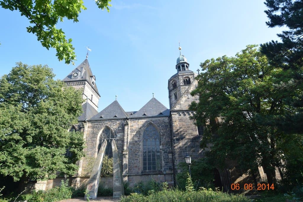 Blick auf das Münster von Hameln