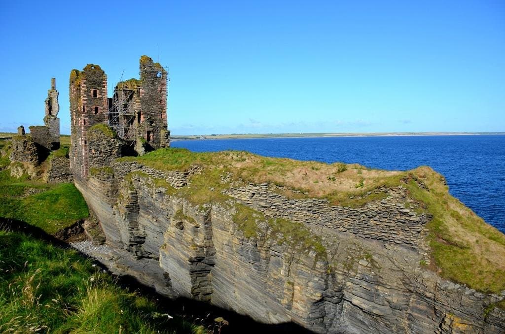 Showing the remains of the inner ward and tower