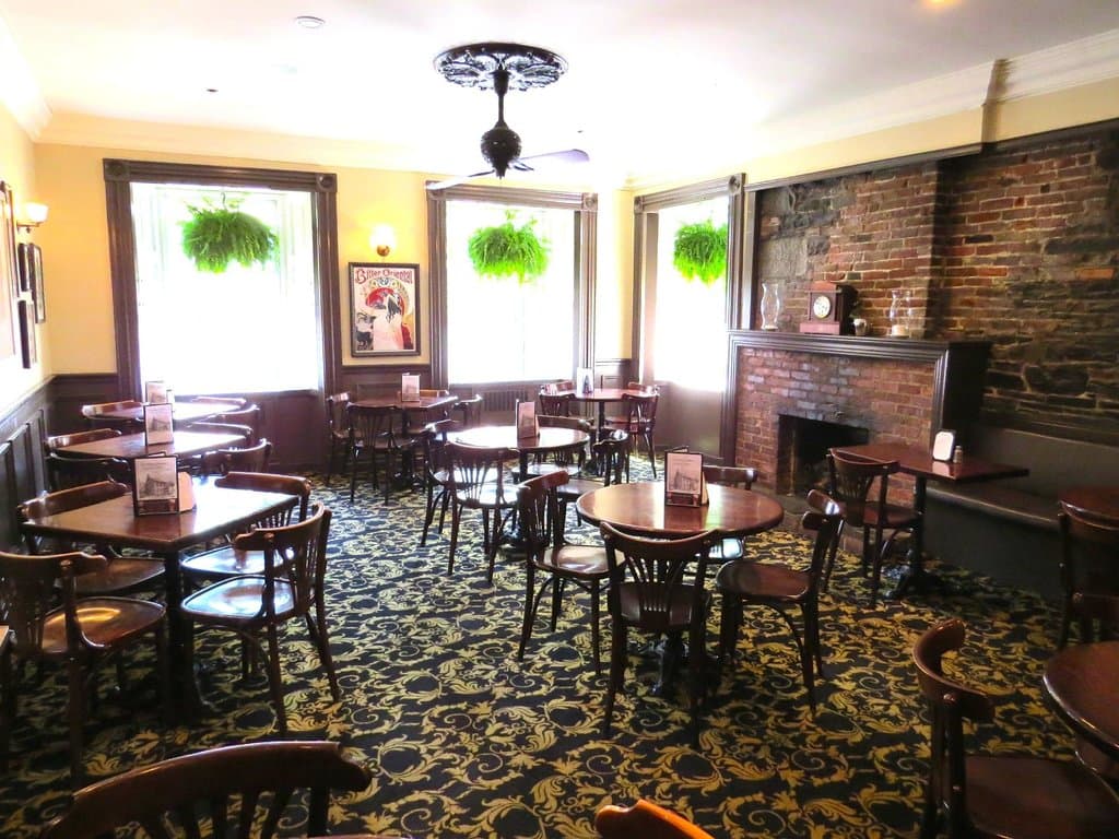 Upstairs dining area