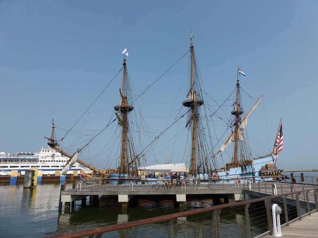 Kalmar Nyckel at Lewes Ferry Terminal