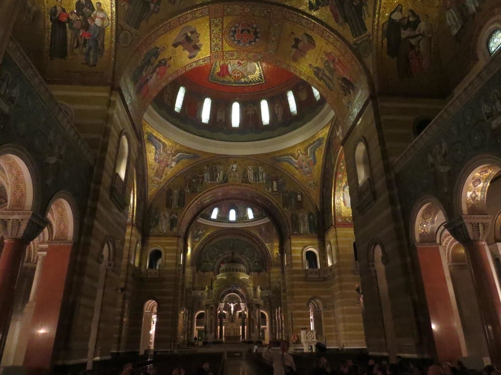 The basilica offers beautiful scenery