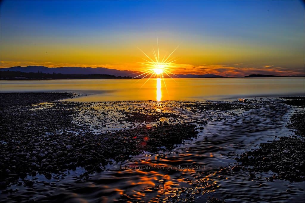 Amazing sunset @ Qualicum beach
