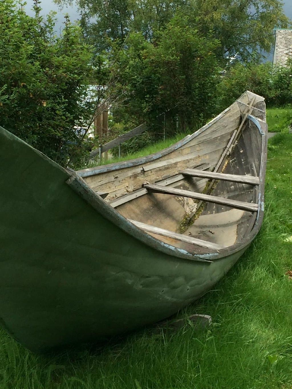 old canoe