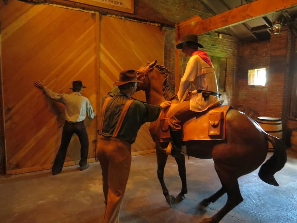 Re-enactment of first ride