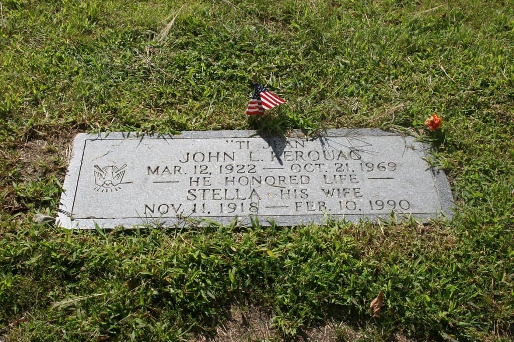 Kerouac's grave