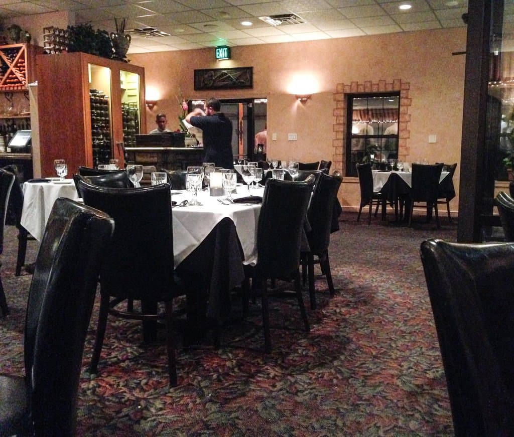 Part view of restaurant