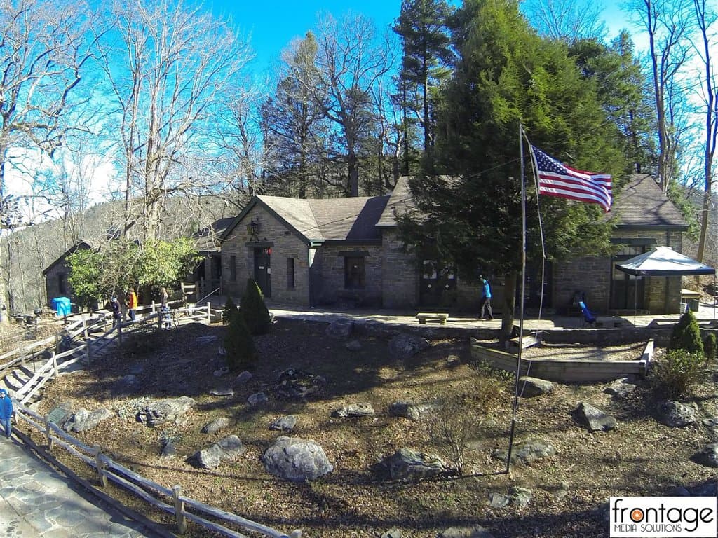 Mountain Crossings- only place on the Appalachian Trail where the trail runs through a building!