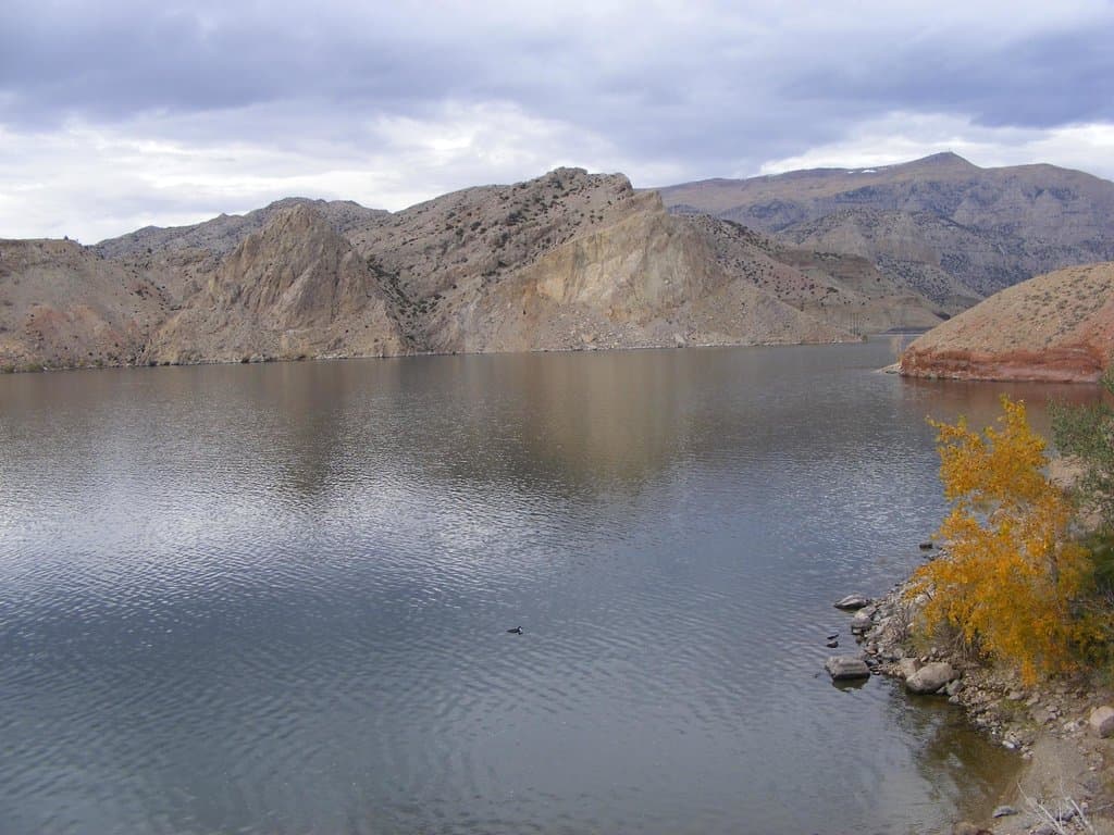 Scenic view at Boysen