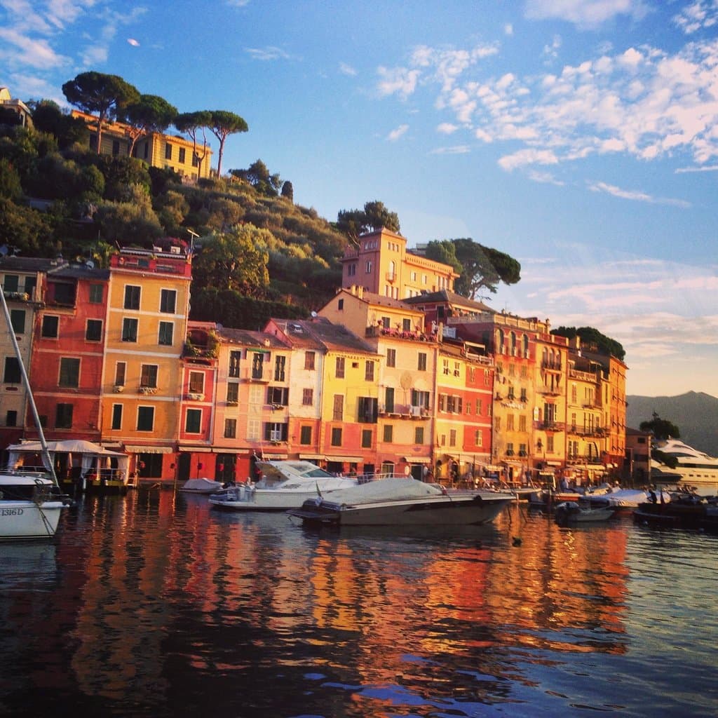 Arriving at Marina di Portofino