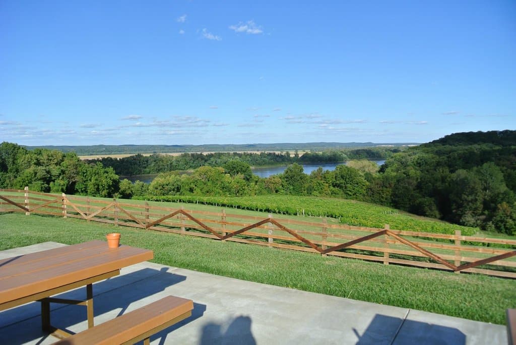 picnic table area
