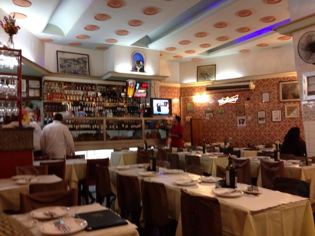 Inside Nova Capela - early evening