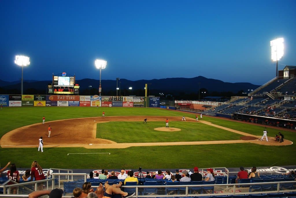 Nice ballpark, beautiful scenery!