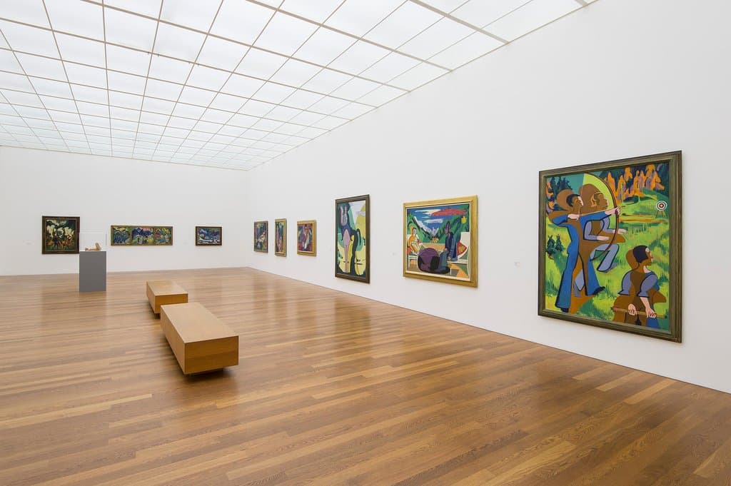 Innenansicht Kirchner Museum Davos