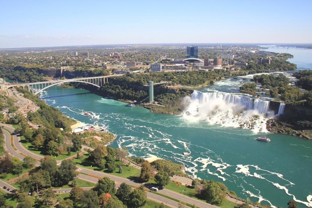 Rainbow Bridge - view from Skylon Tower
