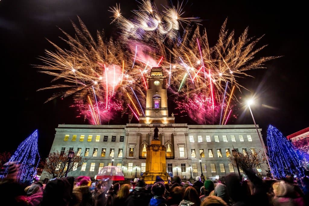 Christmas Lights Switch-On and Fireworks 2013 - by Timm Cleasby