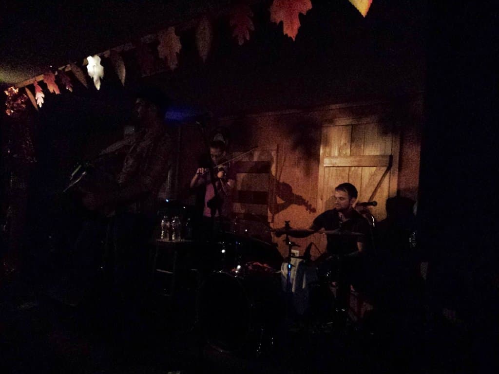 get up close to the stage and listen or dance.