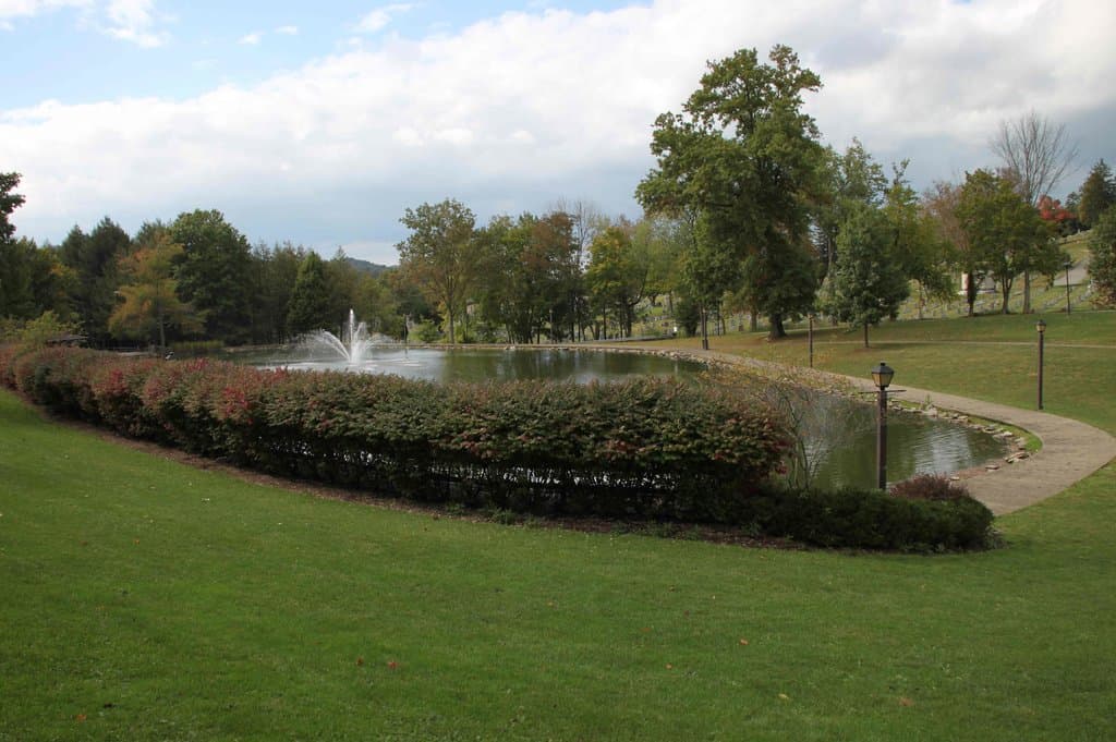 Beautifully sited lake