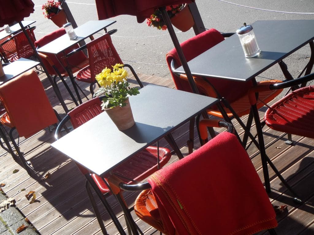 Das " süße "  Sonnendeck