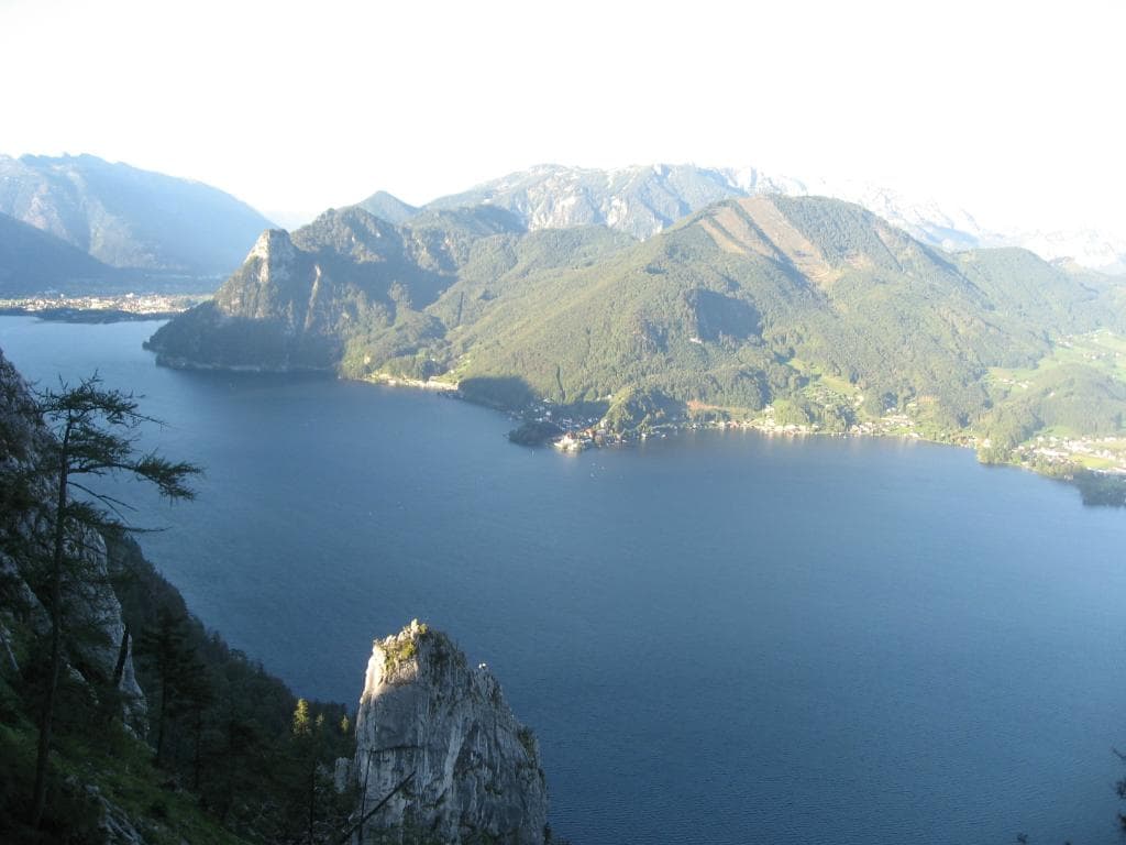 Blick auf die Westseite des Sees