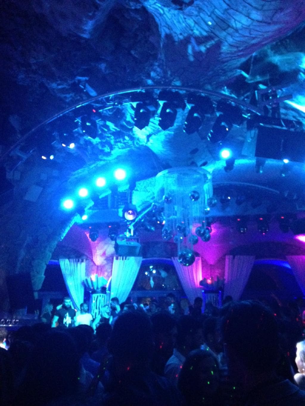 Clubbin' in a cave!
