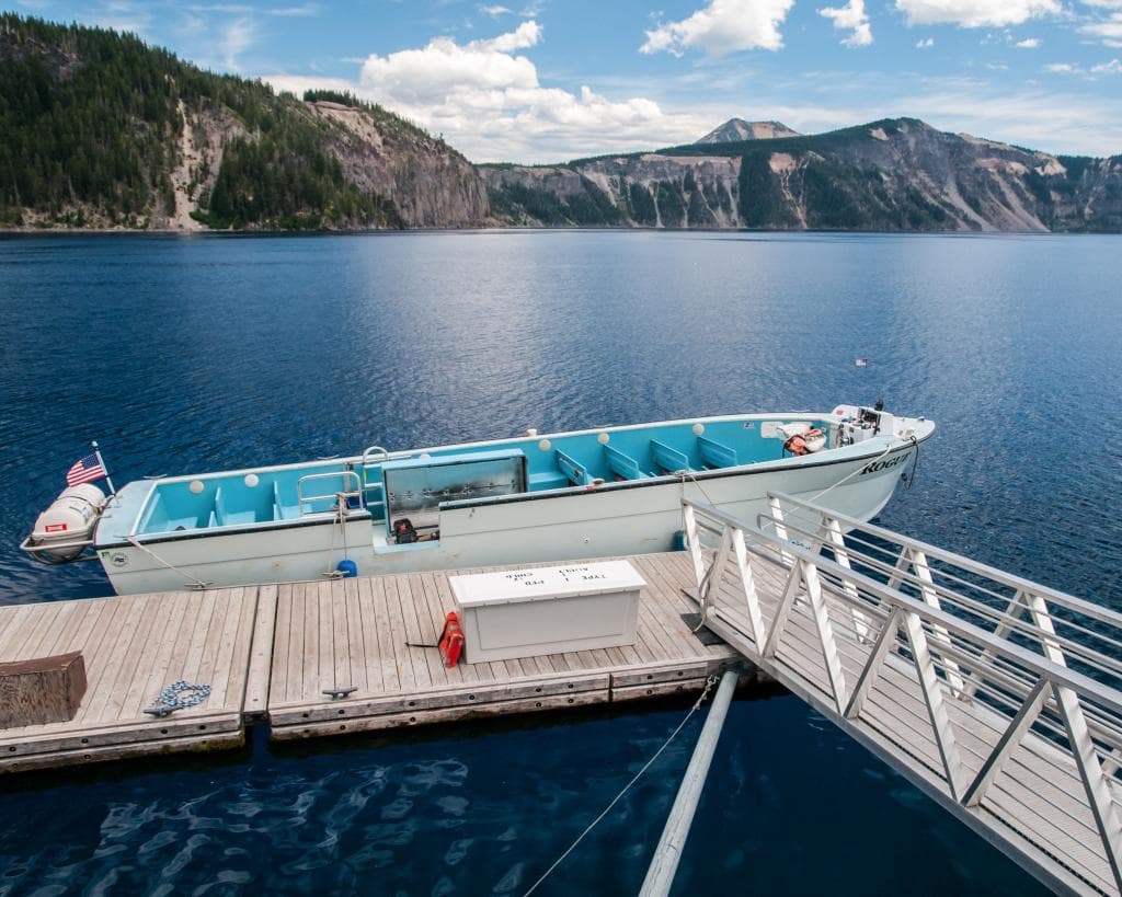 Crater Lake & Volcano Tour Boat