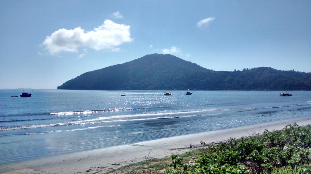 Vista da praia