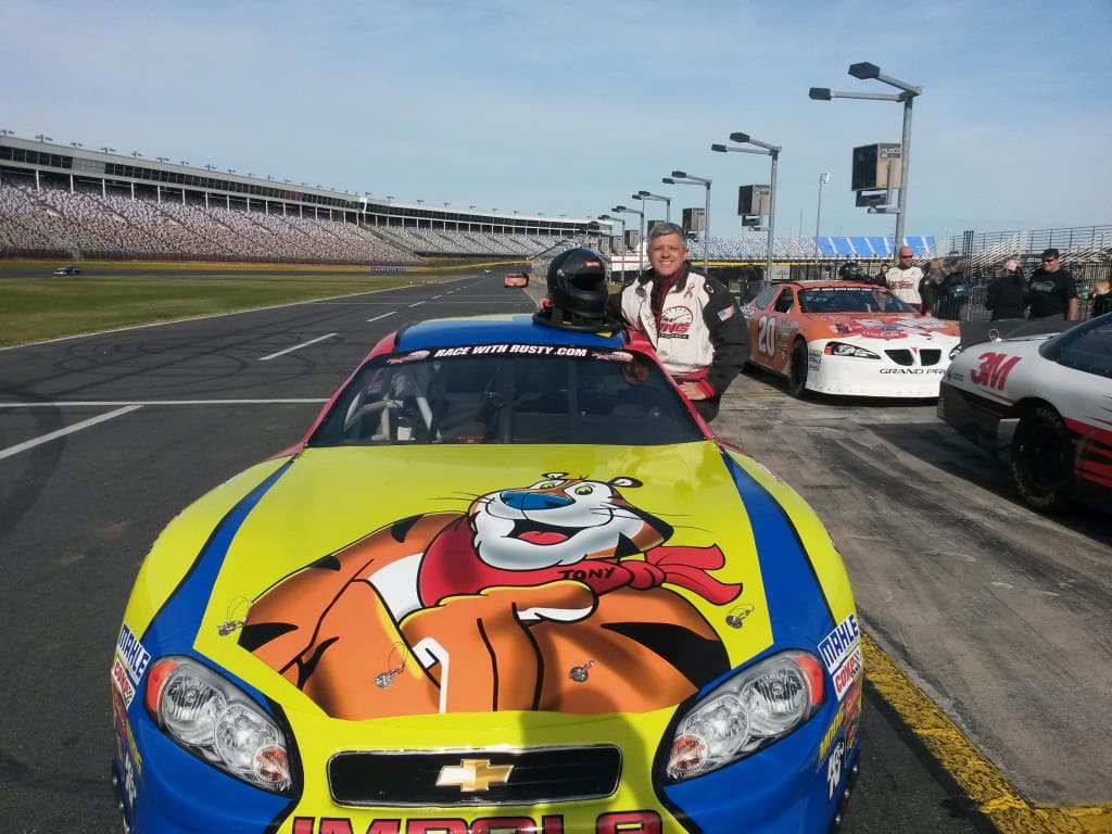 The car I got to race!