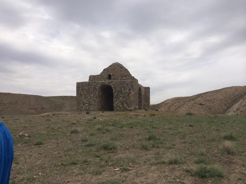 Walking up to the fire temple.