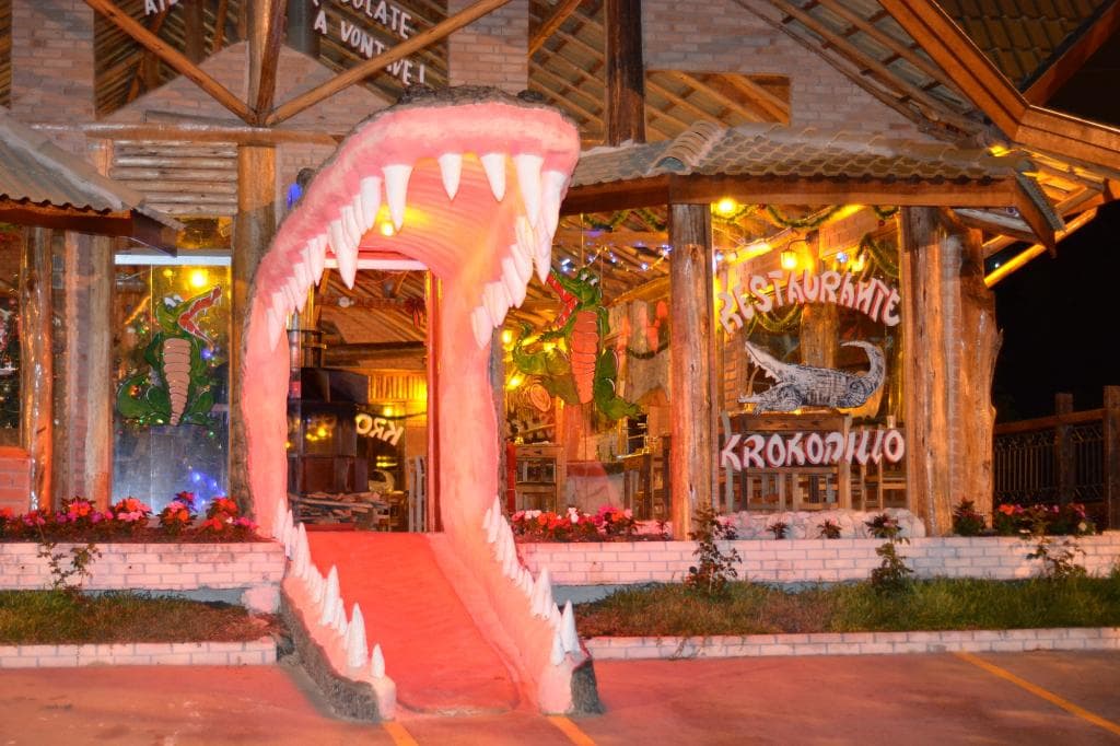 Entrada do restaurante...com a bocarra aberta rsrs