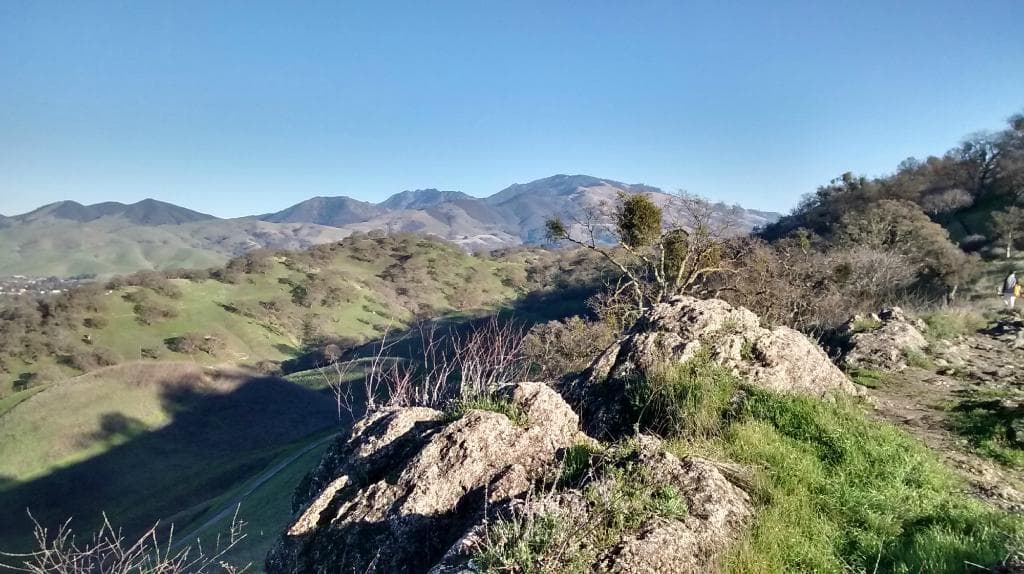 Winter Visit 2014 - Looking East at Mount Diablo