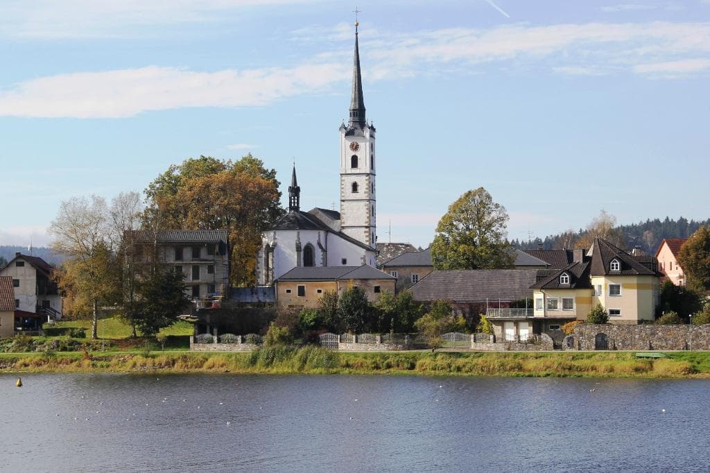 Frymburk am Lipno- Stausee