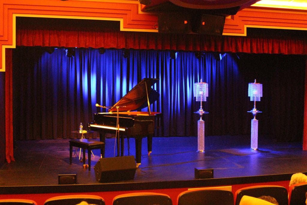 The stage