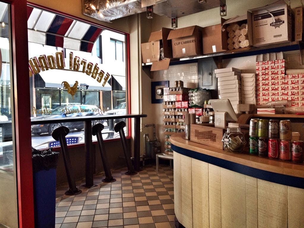 Inside the Samson St. location.