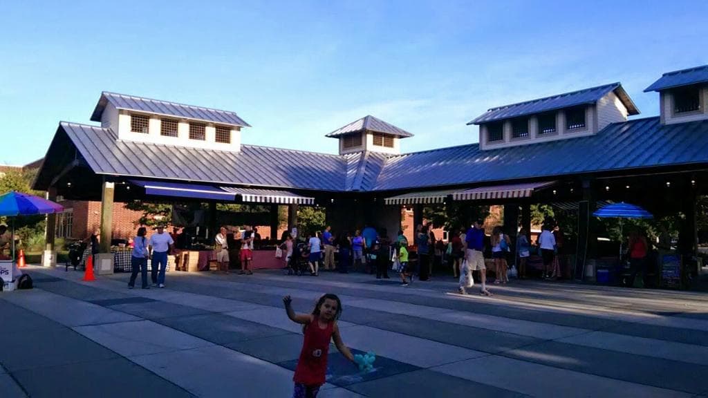 Mount Pleasant has a large, purpose built complex for its popular farmer's market.