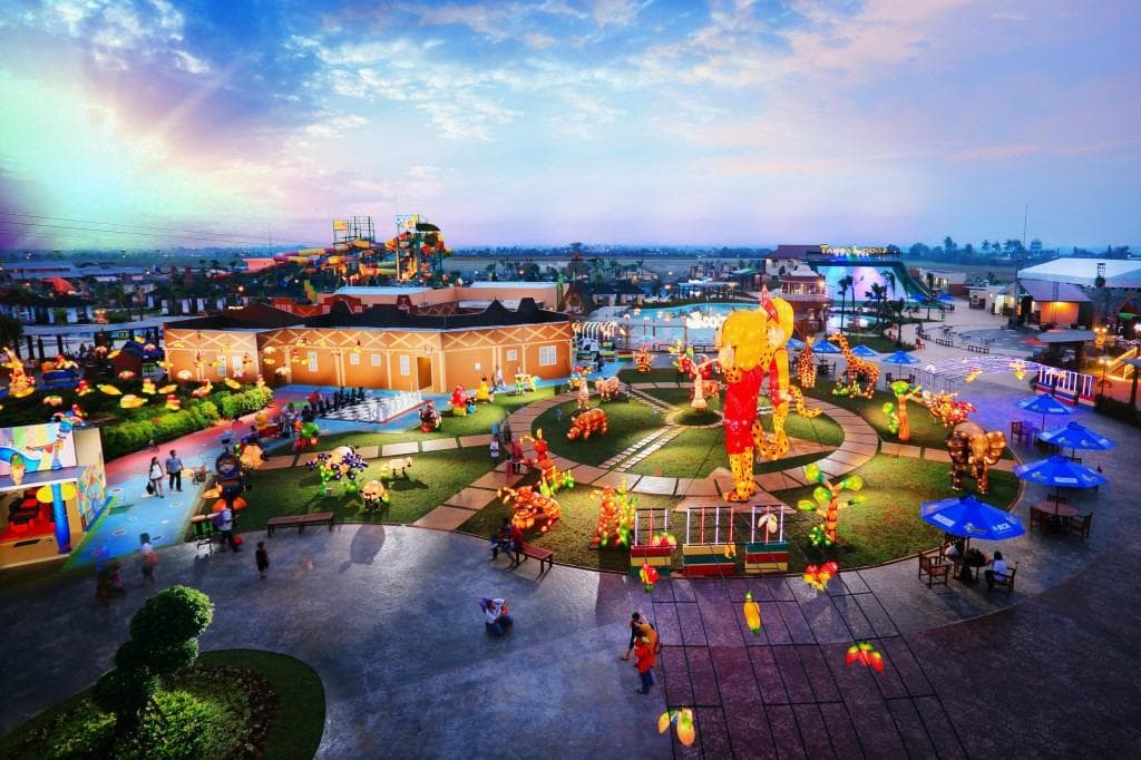 Transera waterpark top view