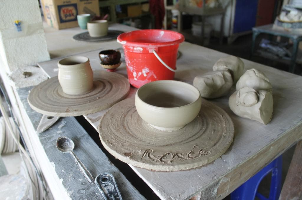 Bowls made on the wheel