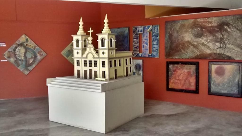 Maquetes da cidade.