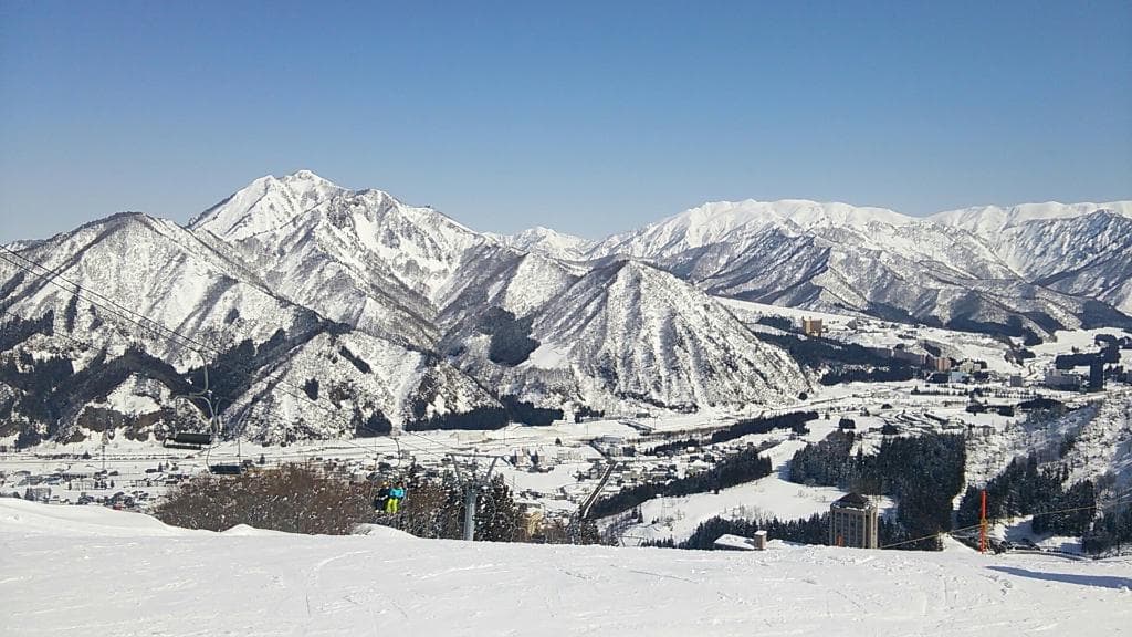 第2リフトを降りた所の眺め