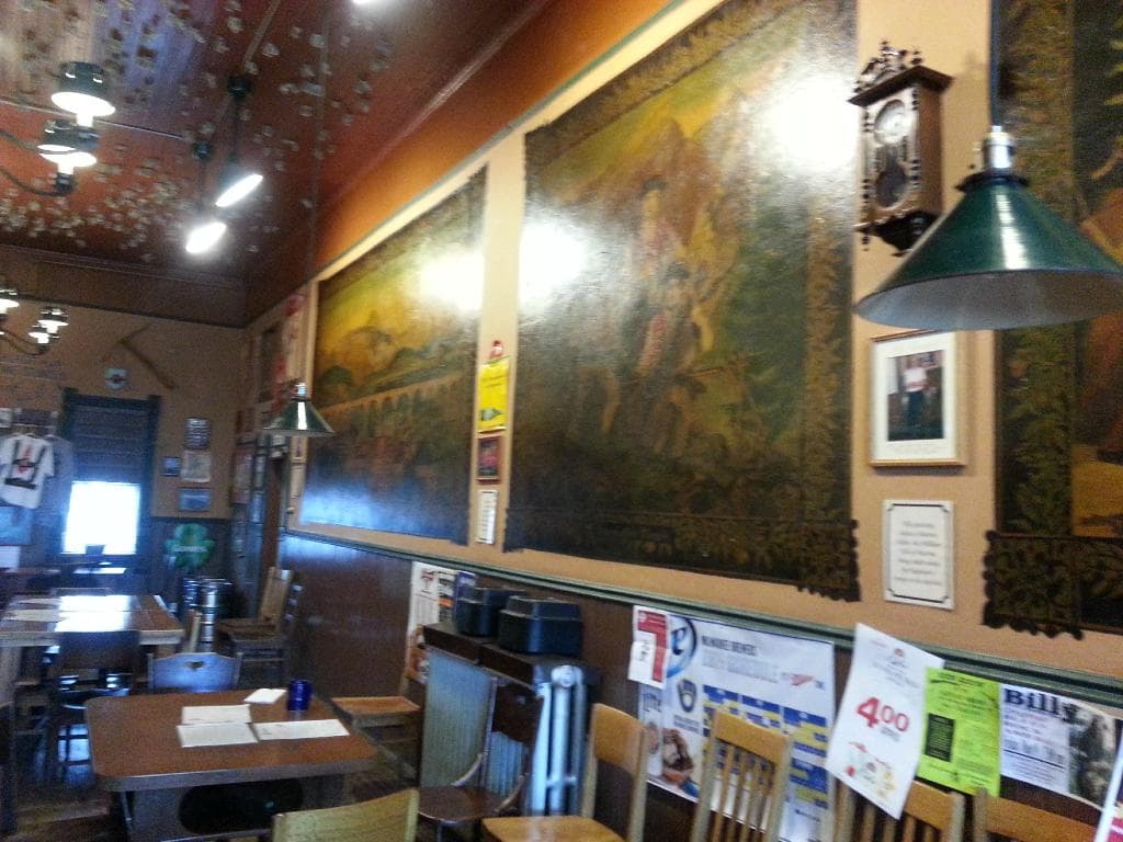 Photo of the back from the bar
